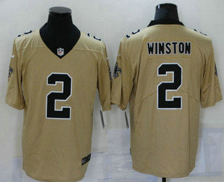 Jameis Winston New Orleans Saints gold Inverted Legend jersey