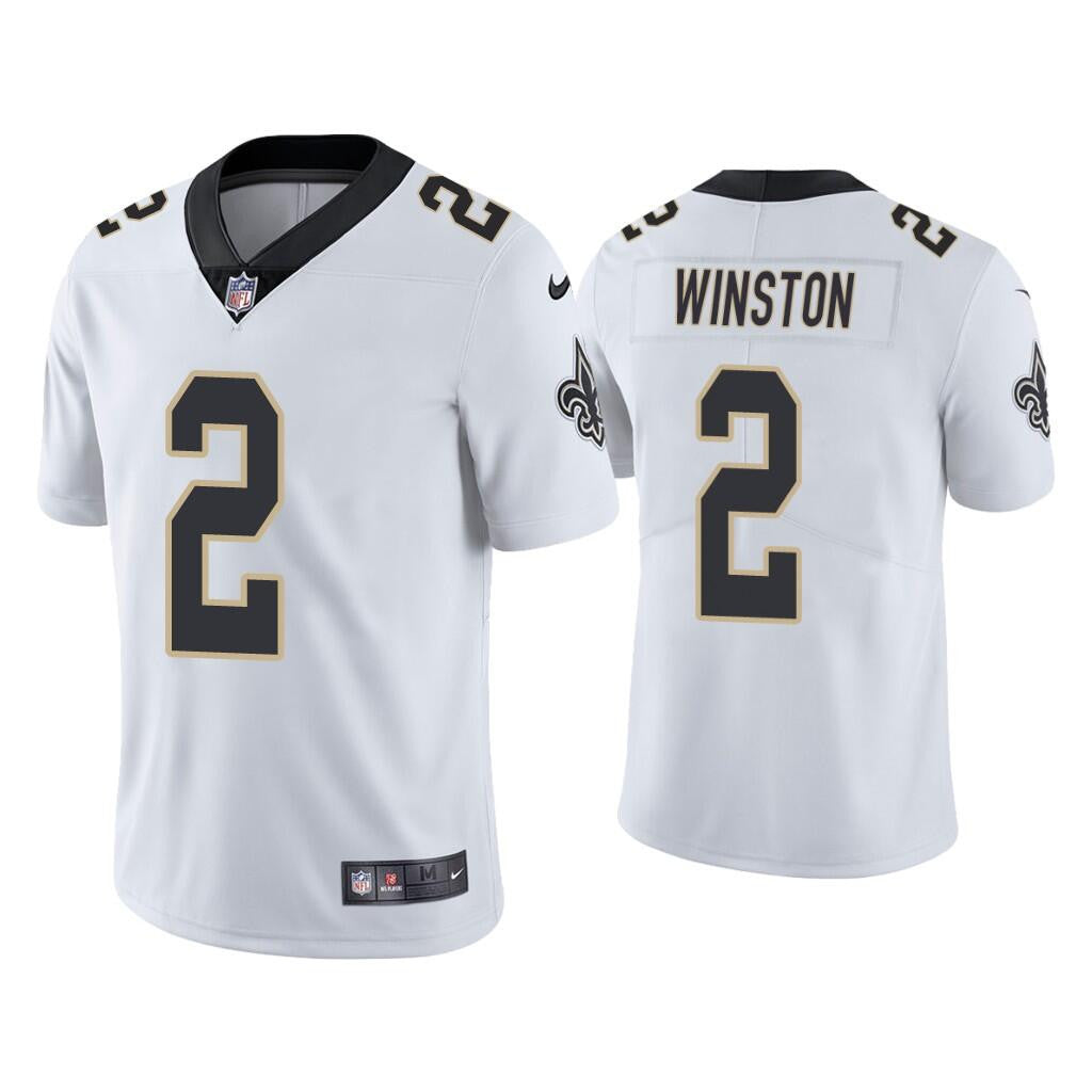 Jameis Winston New Orleans Saints white Vapor jersey