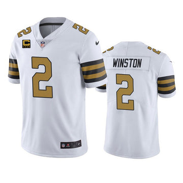 New Orleans Saints white Color Rush jersey