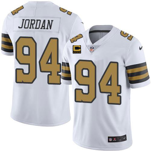 Cameron Jordan New Orleans Saints white jersey