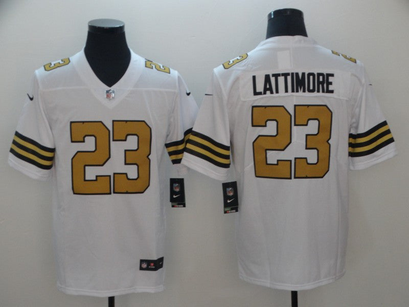 Marshon Lattimore New Orleans Saints white Limited jersey