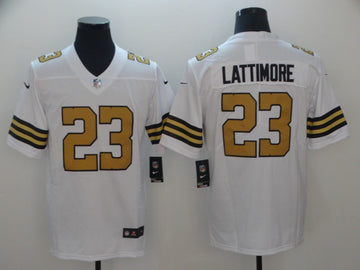 Marshon Lattimore New Orleans Saints white Limited jersey