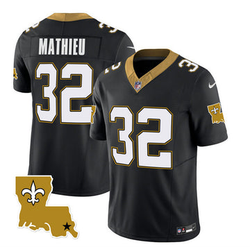 Tyrann Mathieu New Orleans Saints black Vapor jersey
