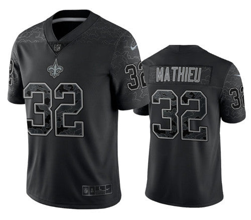 Tyrann Mathieu New Orleans Saints black Limited jersey