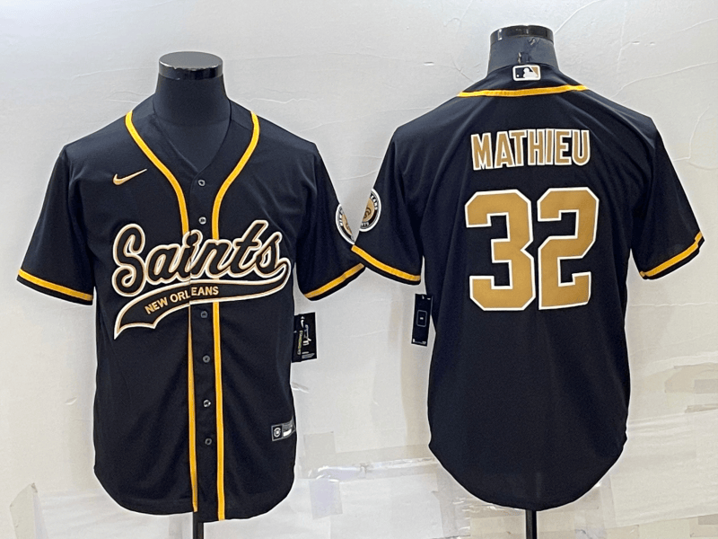 Tyrann Mathieu New Orleans Saints black jersey