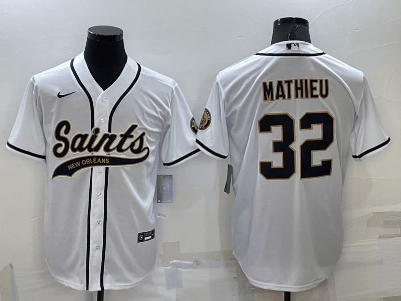 Tyrann Mathieu New Orleans Saints white jersey