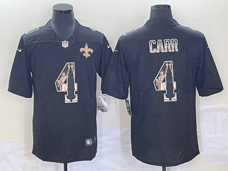 Derek Carr New Orleans Saints black Limited jersey