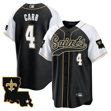 Derek Carr New Orleans Saints black jersey