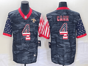 Derek Carr New Orleans Saints camo Limited jersey