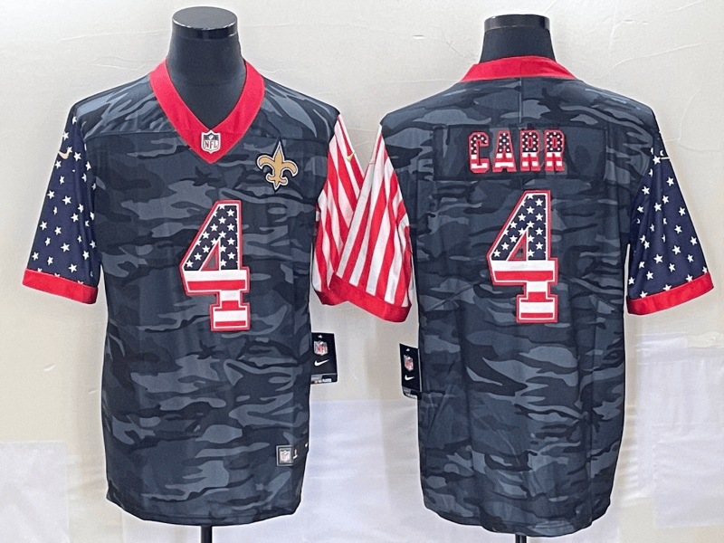 Derek Carr New Orleans Saints camo Limited jersey