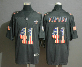 Alvin Kamara New Orleans Saints black Salute To Service jersey