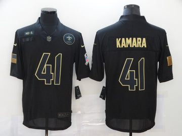 Alvin Kamara New Orleans Saints black Salute To Service jersey