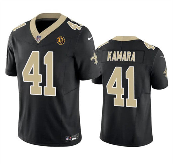 Alvin Kamara New Orleans Saints black Vapor jersey