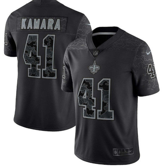 Alvin Kamara New Orleans Saints black Limited jersey
