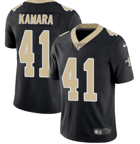 Alvin Kamara New Orleans Saints black Vapor jersey