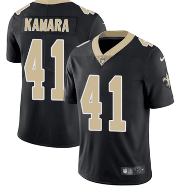 Alvin Kamara New Orleans Saints black Vapor jersey