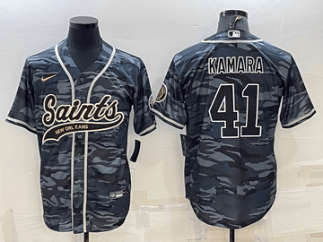 Alvin Kamara New Orleans Saints grey Camo jersey