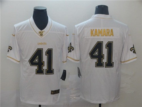 Alvin Kamara New Orleans Saints white Limited jersey