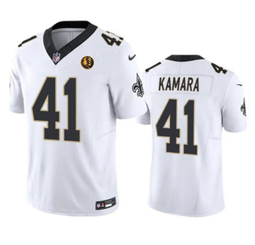 Alvin Kamara New Orleans Saints white Vapor jersey