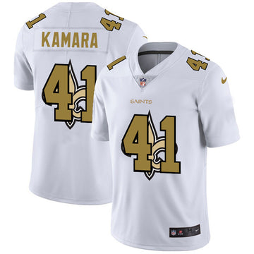 Alvin Kamara New Orleans Saints white jersey