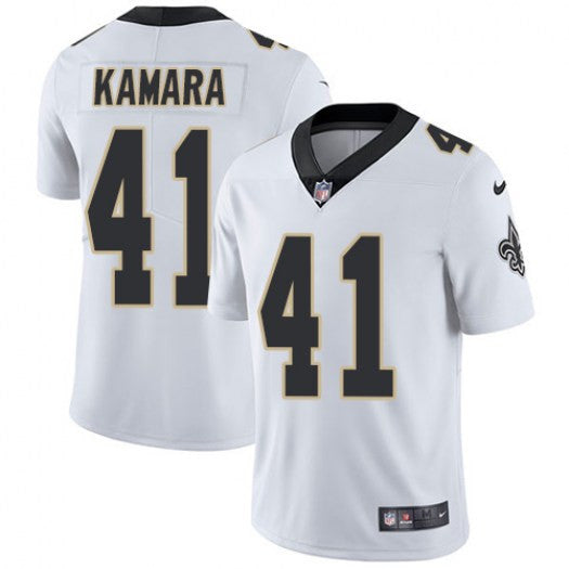 Alvin Kamara New Orleans Saints white Vapor jersey