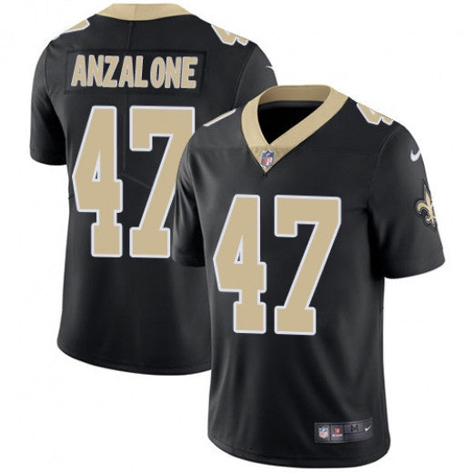 Alex Anzalone New Orleans Saints black Vapor jersey