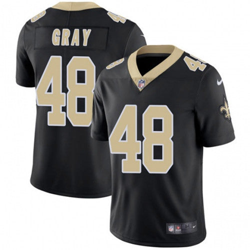 J.T. Gray New Orleans Saints black Vapor jersey