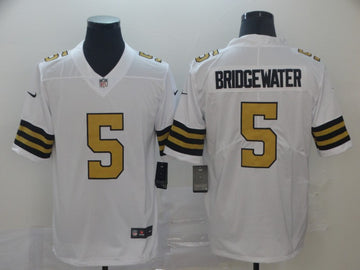 Teddy Bridgewater New Orleans Saints white Color Rush jersey