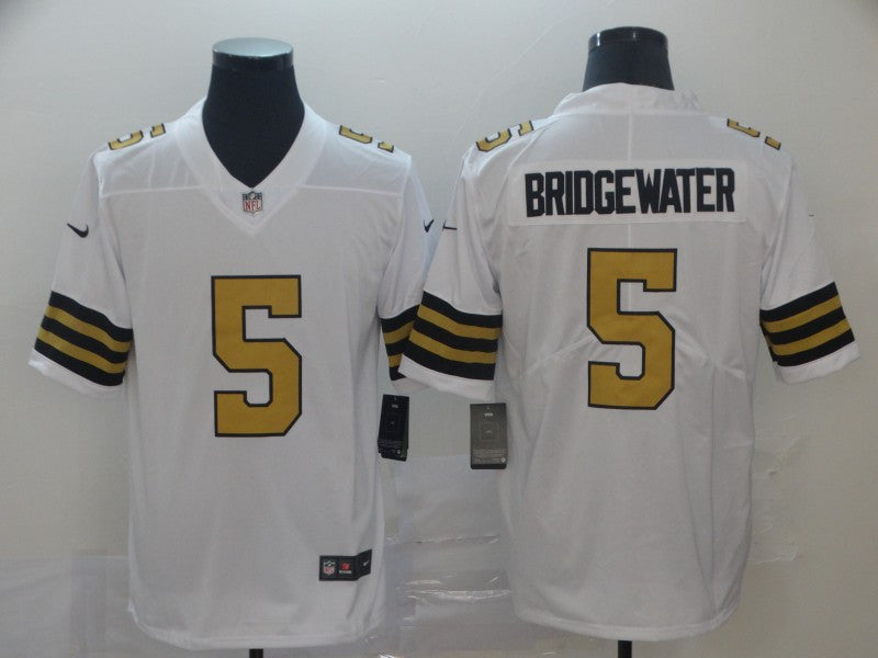 Teddy Bridgewater New Orleans Saints white Color Rush jersey