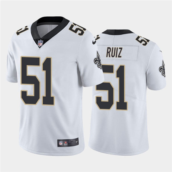 Cesar Ruiz New Orleans Saints white Limited jersey