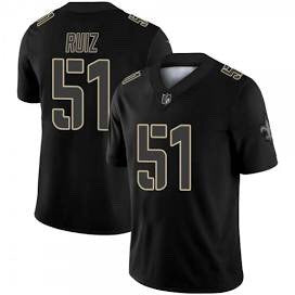 Cesar Ruiz New Orleans Saints black Limited jersey