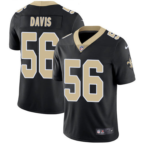 DeMario Davis New Orleans Saints black Vapor jersey