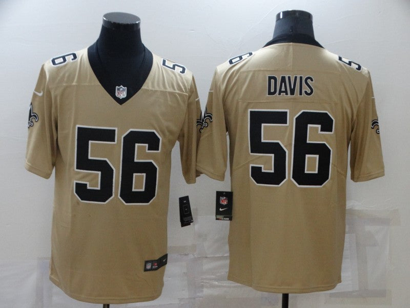 Demario Davis New Orleans Saints gold Inverted Legend jersey