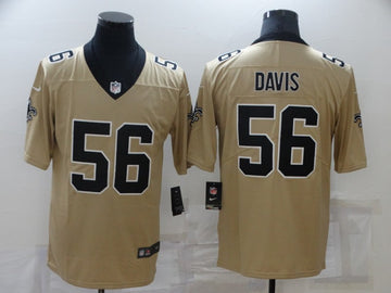 Demario Davis New Orleans Saints gold Inverted Legend jersey