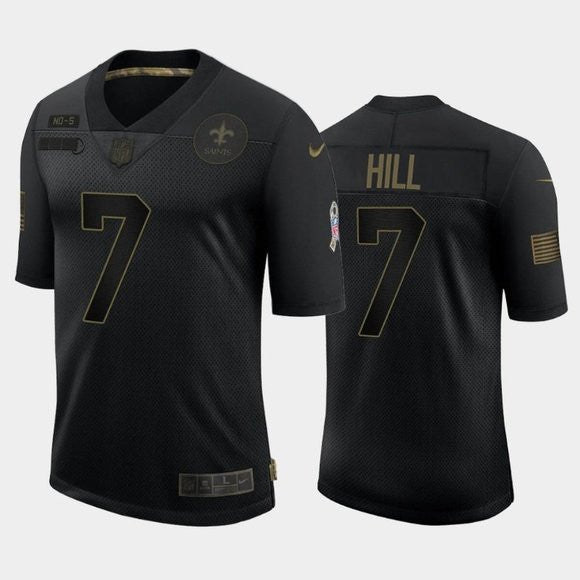 Taysom Hill New Orleans Saints black Salute To Service jersey