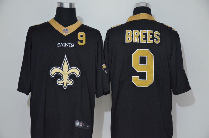 Drew Brees New Orleans Saints black Vapor jersey