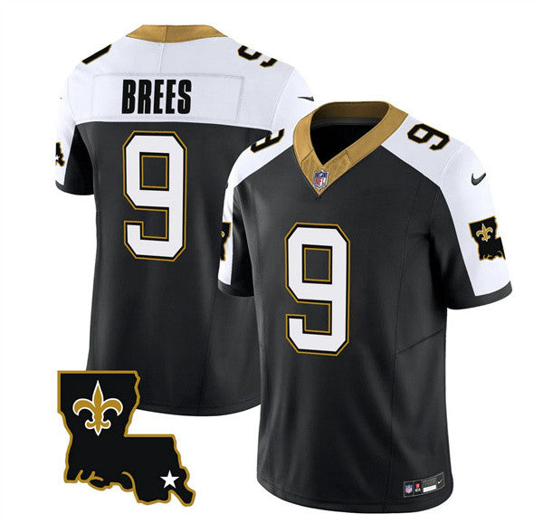 Drew Brees New Orleans Saints black Vapor jersey