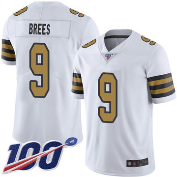 Drew Brees New Orleans Saints white Color Rush jersey