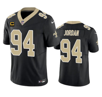 Cameron Jordan New Orleans Saints black Vapor jersey
