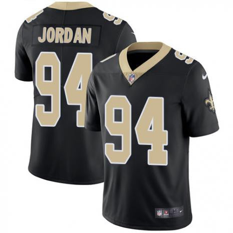 Cameron Jordan New Orleans Saints black Vapor jersey