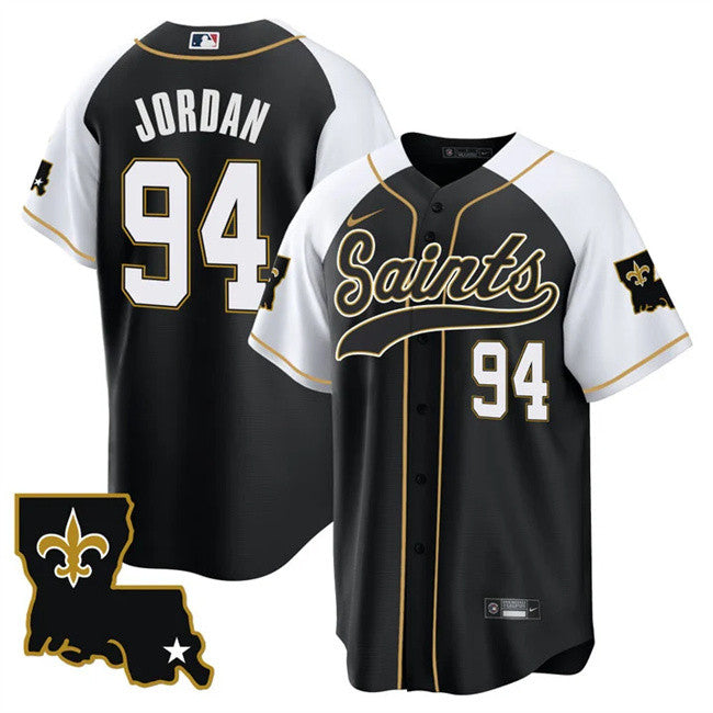 Cameron Jordan New Orleans Saints black jersey