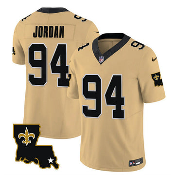 Cameron Jordan New Orleans Saints gold Vapor jersey