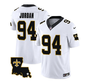 Cameron Jordan New Orleans Saints white Vapor jersey