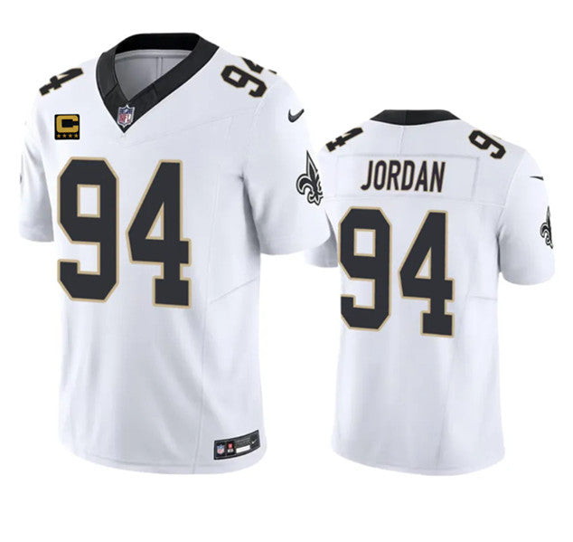 Cameron Jordan New Orleans Saints white Vapor jersey