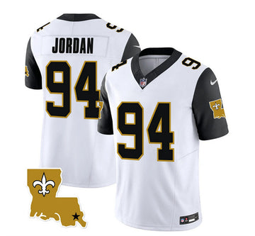 Cameron Jordan New Orleans Saints white Vapor jersey