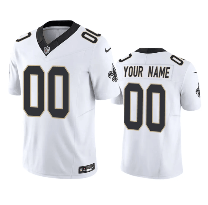 Custom New Orleans Saints white Untouchable jersey