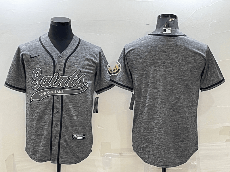 Custom New Orleans Saints grey jersey
