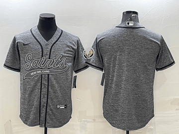 Custom New Orleans Saints grey jersey