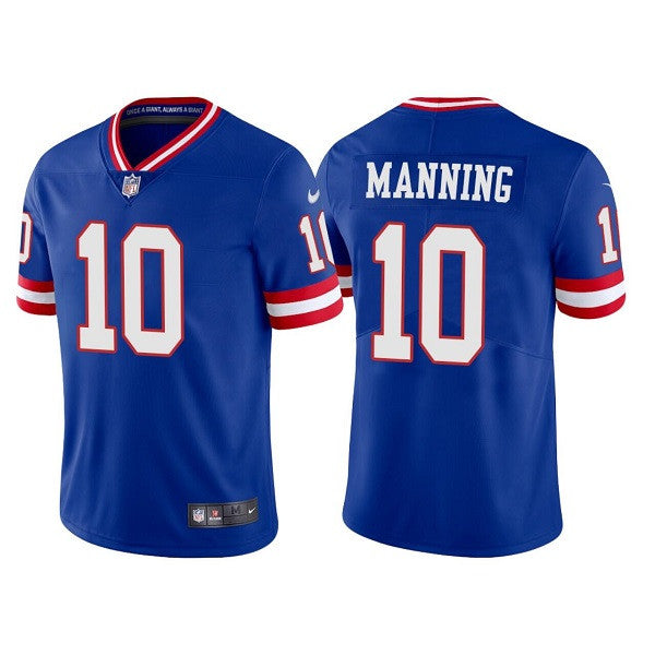 Eli Manning New York Giants royal Vapor jersey