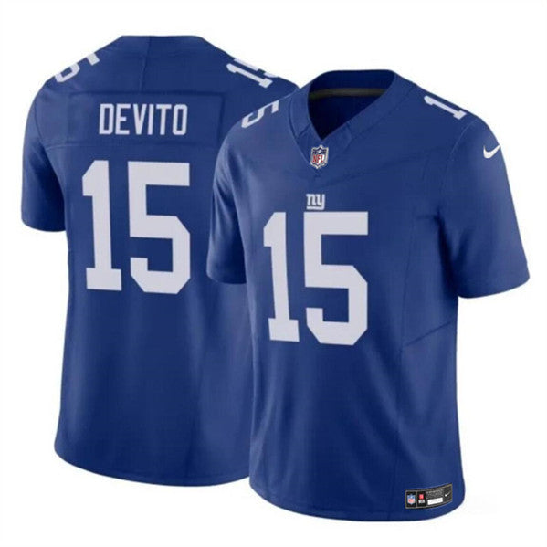 Tommy DeVito New York Giants blue Untouchable jersey